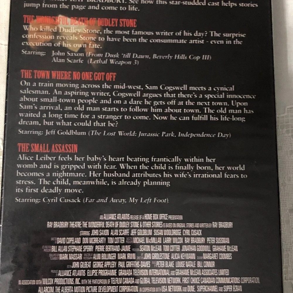 Ray Bradbury Theatre 3 VHS Collections